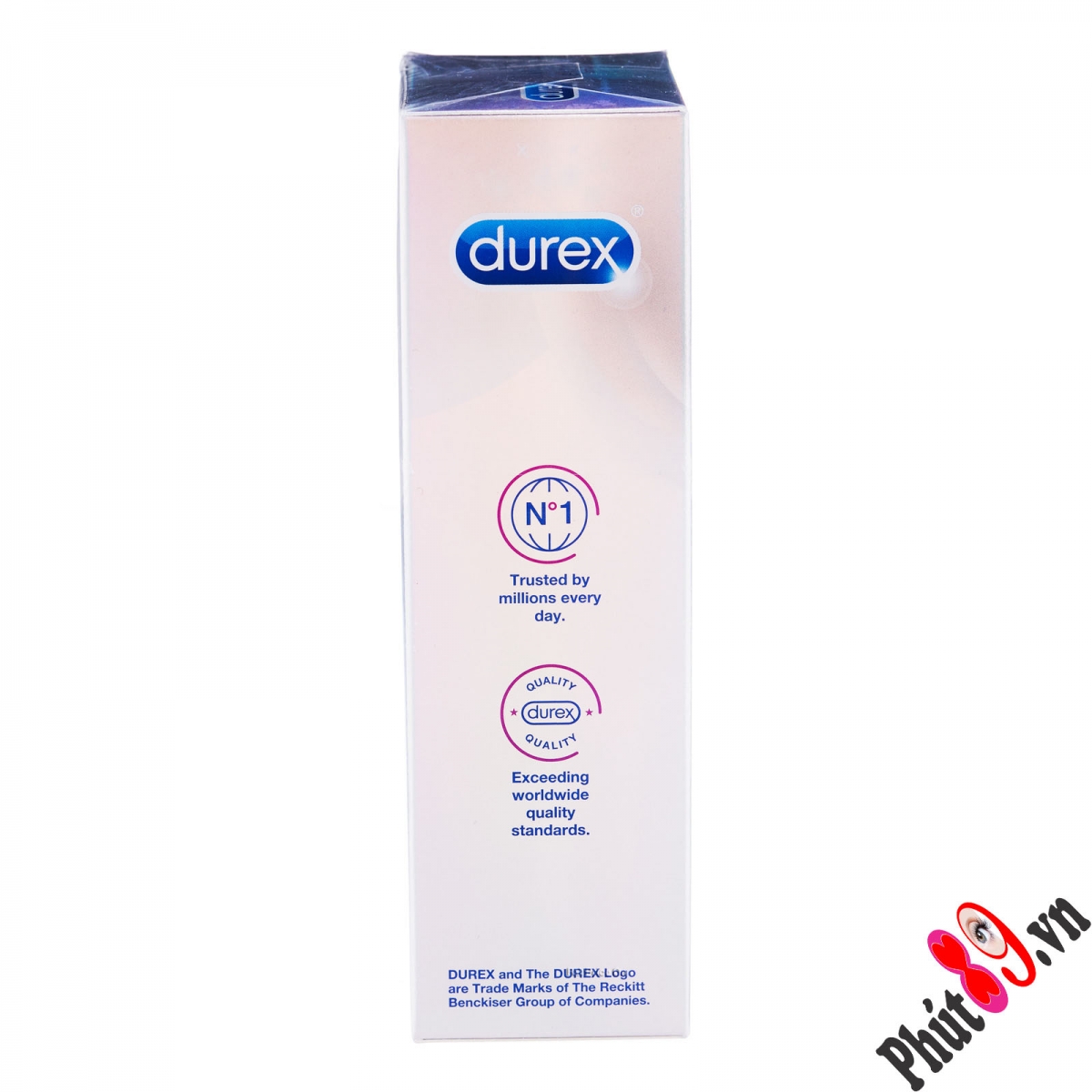 cạnh durex invisible extra lubricated