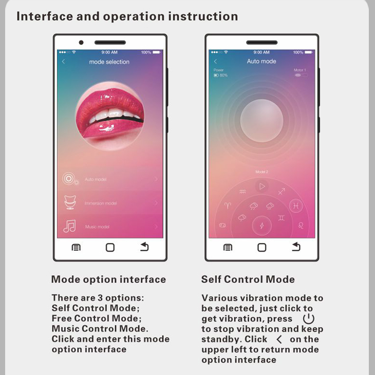 modes of control app