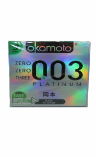 Bao Cao Su Okamoto 0.03 Platinum 