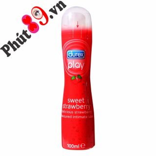 Gel Bôi Trơn Durex Play Saucy Strawberry 100 Ml