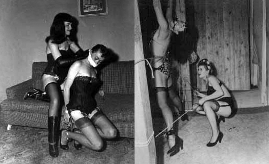 bettie page & klaw 1-6 collage