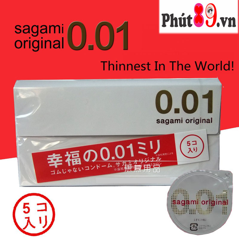 bao cao su sagami original 0.01 condom