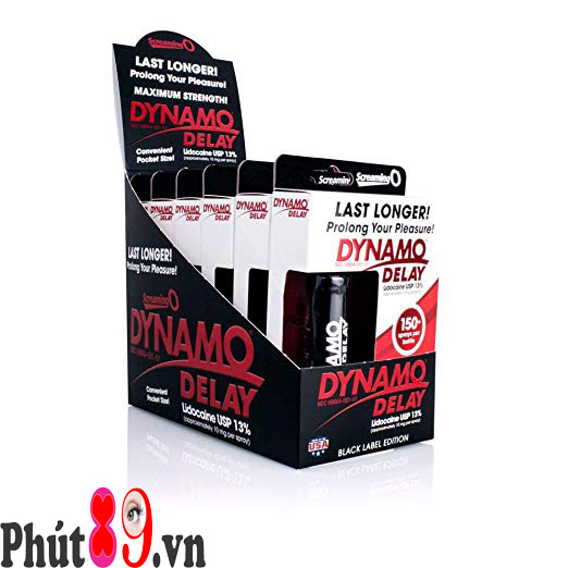 dynamo delay black full box